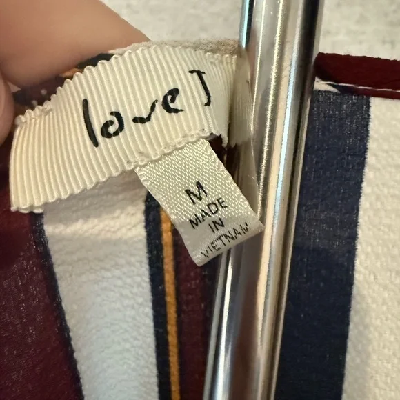 Love J Multicolor Striped Blouse - Picture 2 of 3